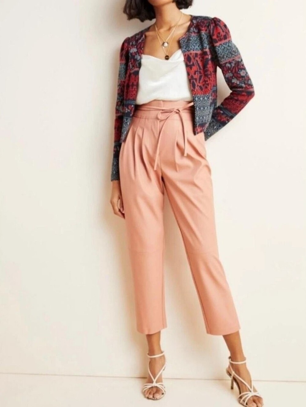 BLANK NYC Chelsea Vegan Leather High Waist Casual Pants In 26